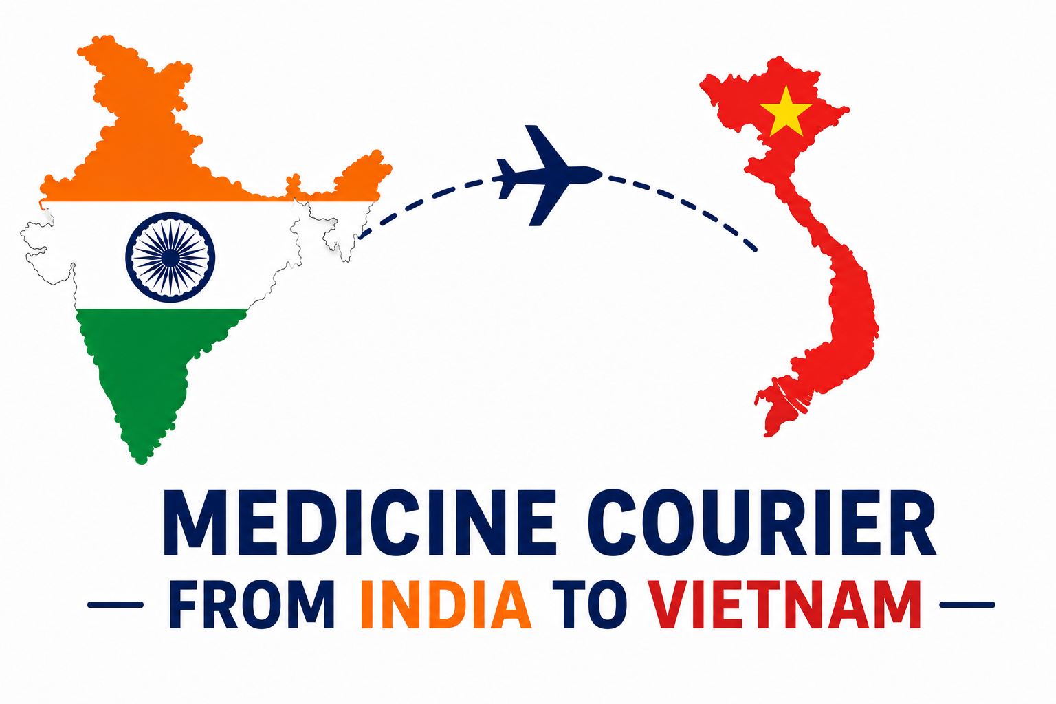 Medicine Courier from India to Vietnam - Fast Delivery